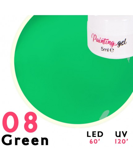 Gel Painting Green